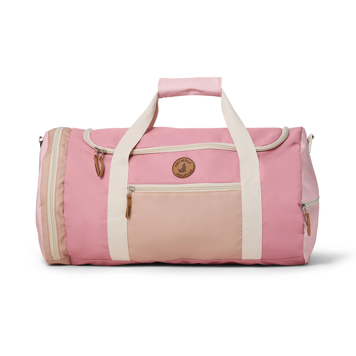 Packable Duffel || Blush Colourblock