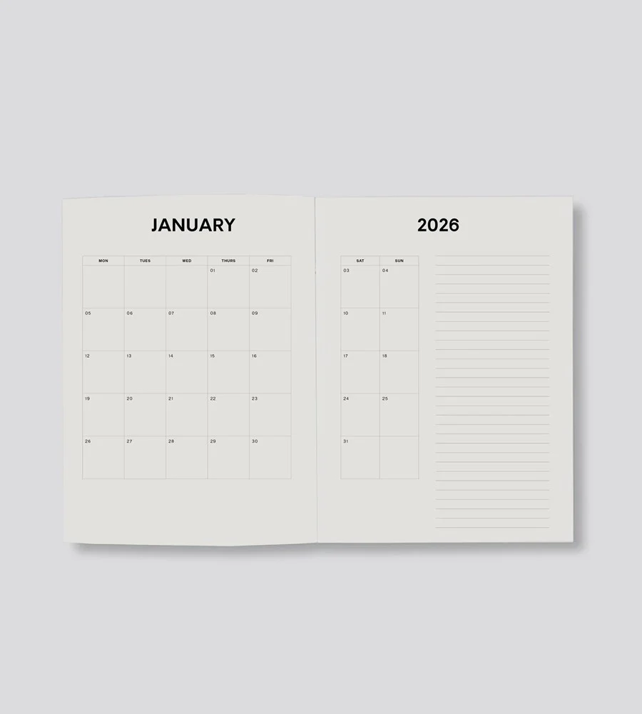 Lettuce Weekly Diary 2026 || Midnight