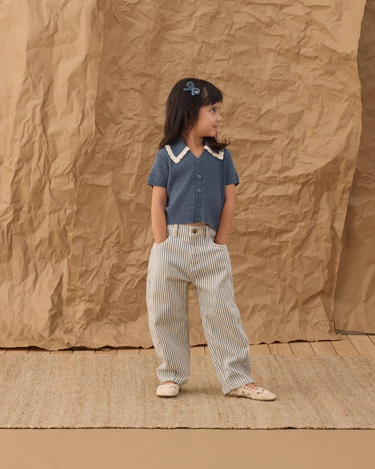 Barrel Pant || Railroad Stripe
