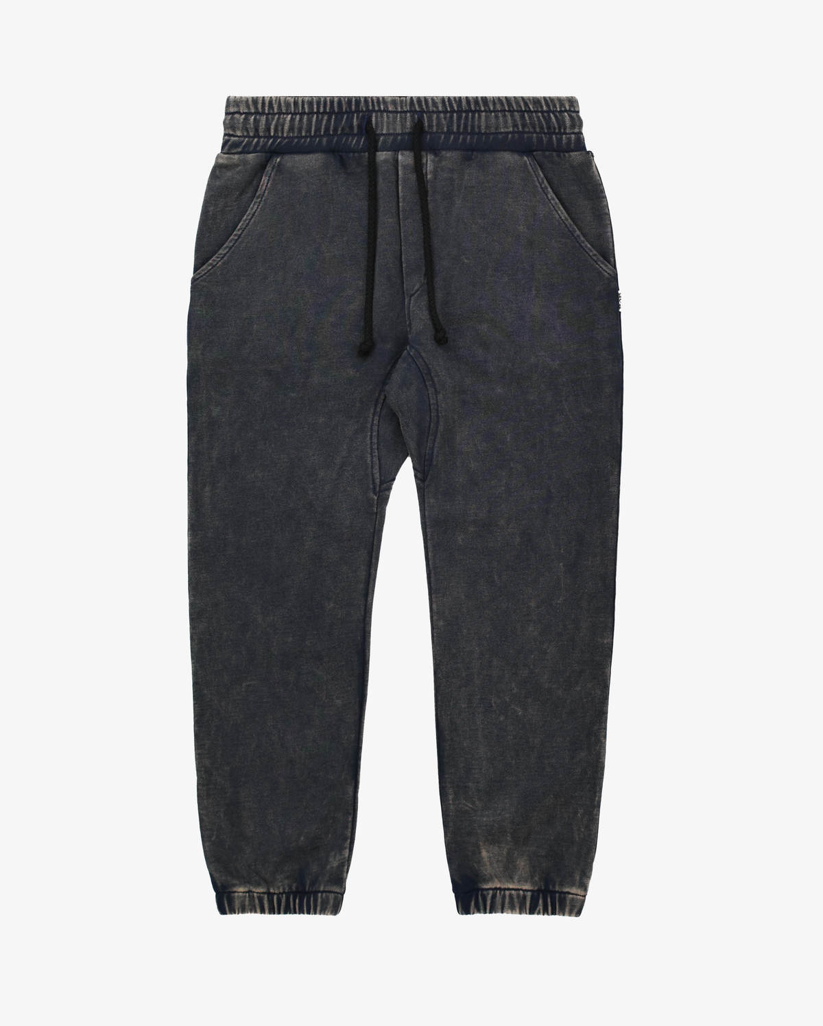 Navy Wash Track Pants