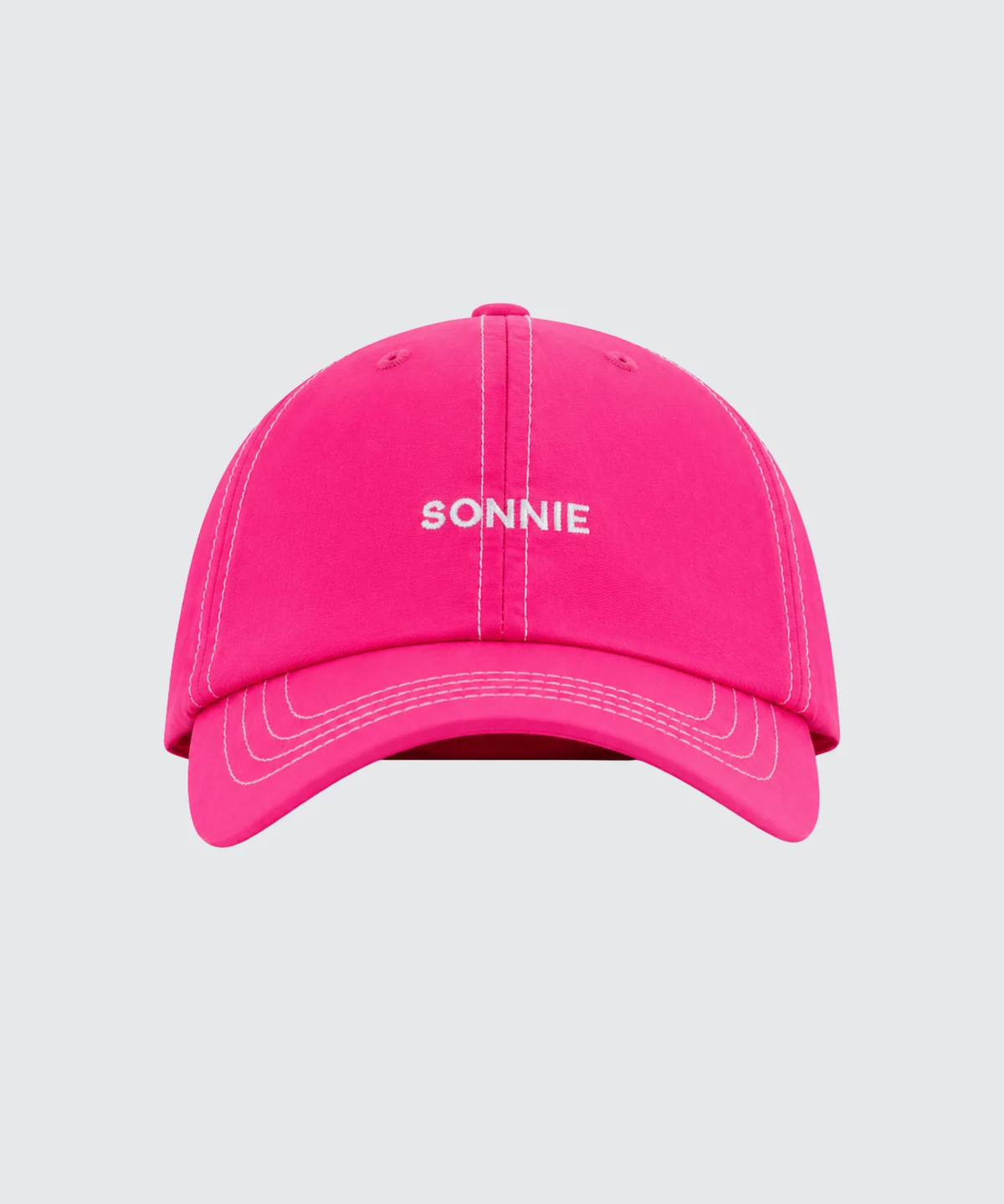 Nylon Sports Cap || Hot Pink