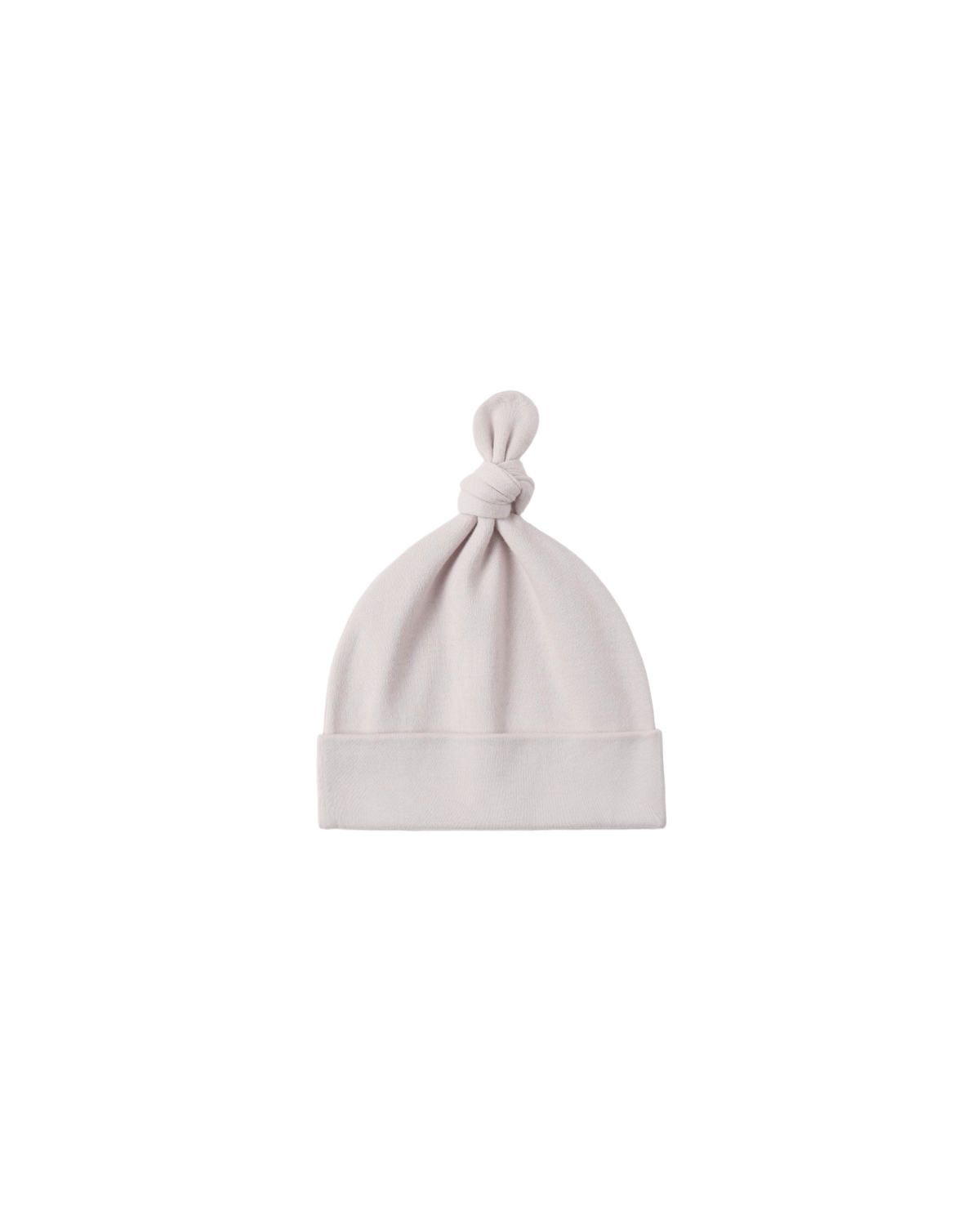 Knotted Baby Hat || Lilac Mist