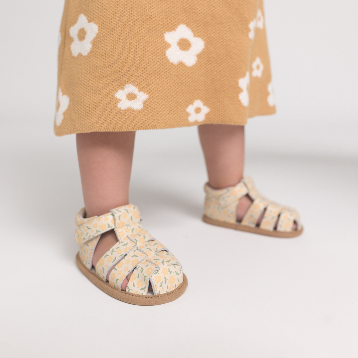 Rio Baby Sandal || Peach Meadow