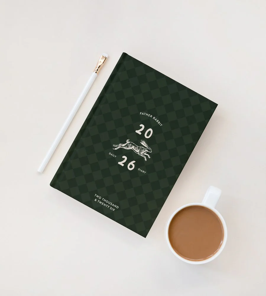 Father Rabbit 2026 Daily Diary || Mosaic Tile