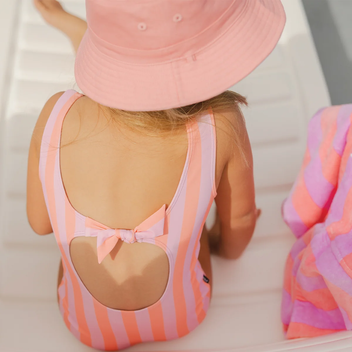 Swimsuit || Seashell Stripe