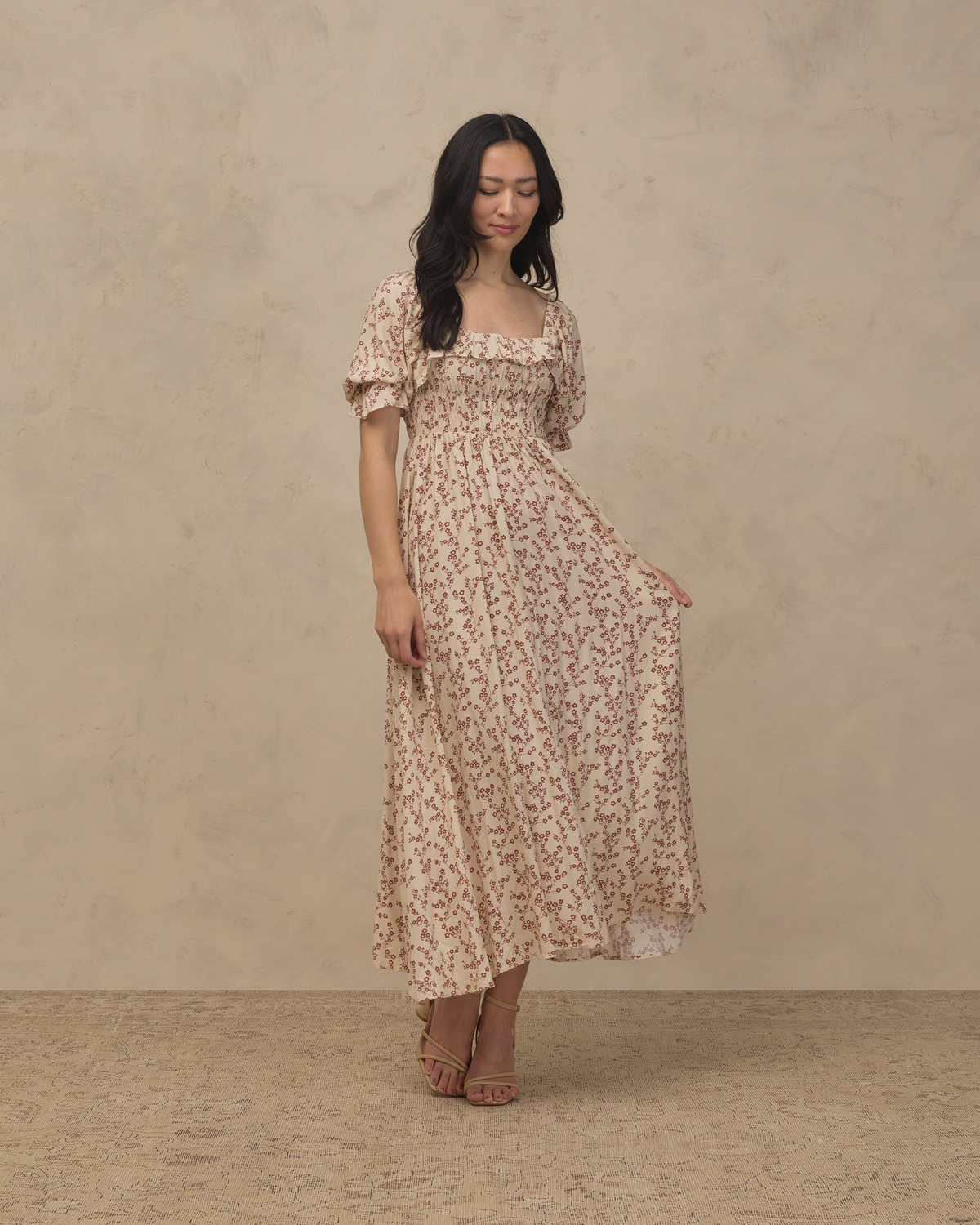 Womens Birdie Dress || Floral Toile