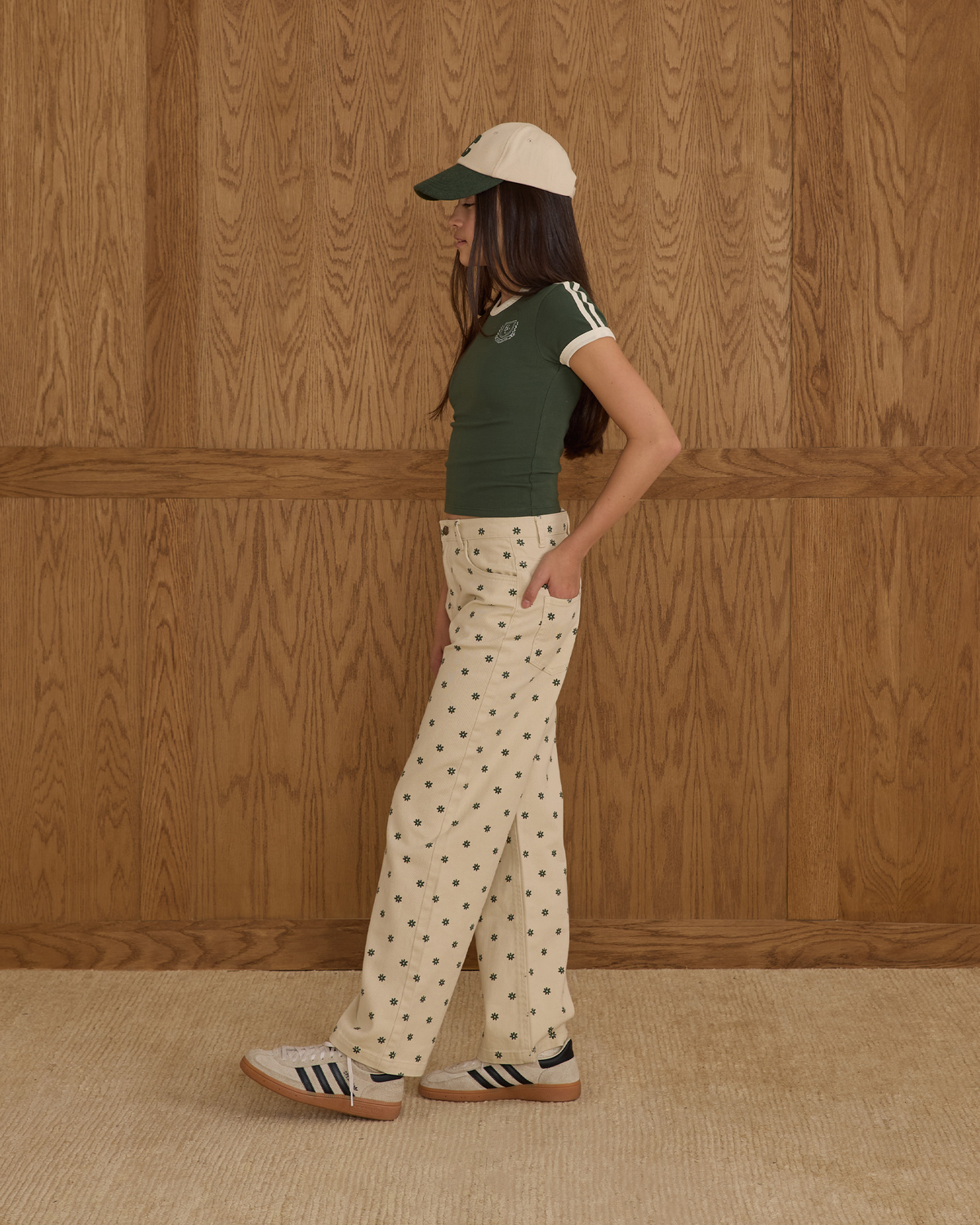 Baggy Wide Leg Denim Teen|| Mini Daisy