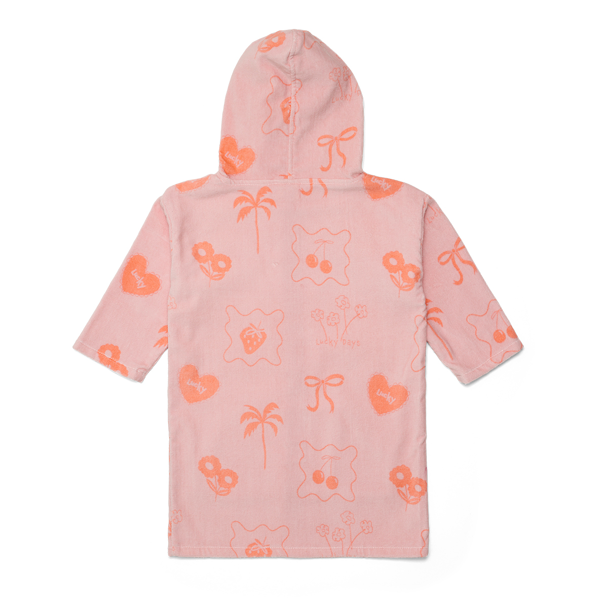 Everywhere Zip Up Towel || Pink
