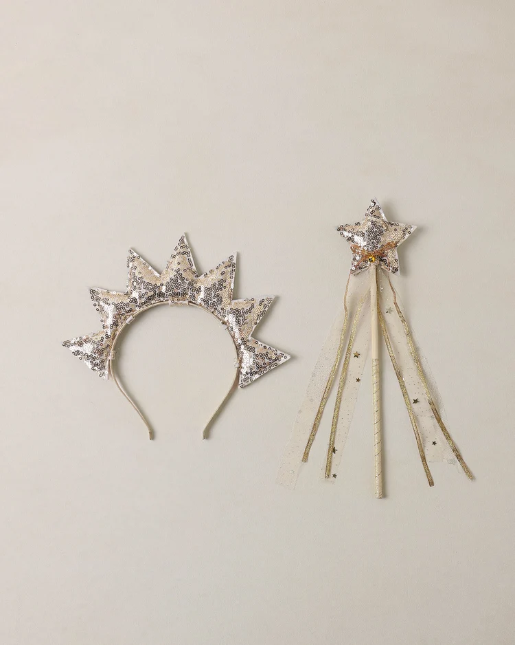 Sun Crown + Gold Wand