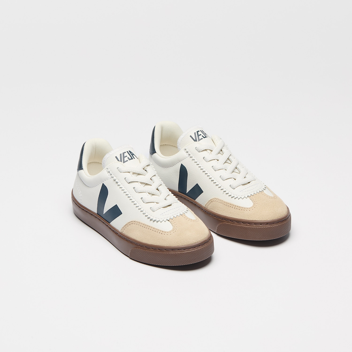 Small Volley Sneaker || White Nautico Bark