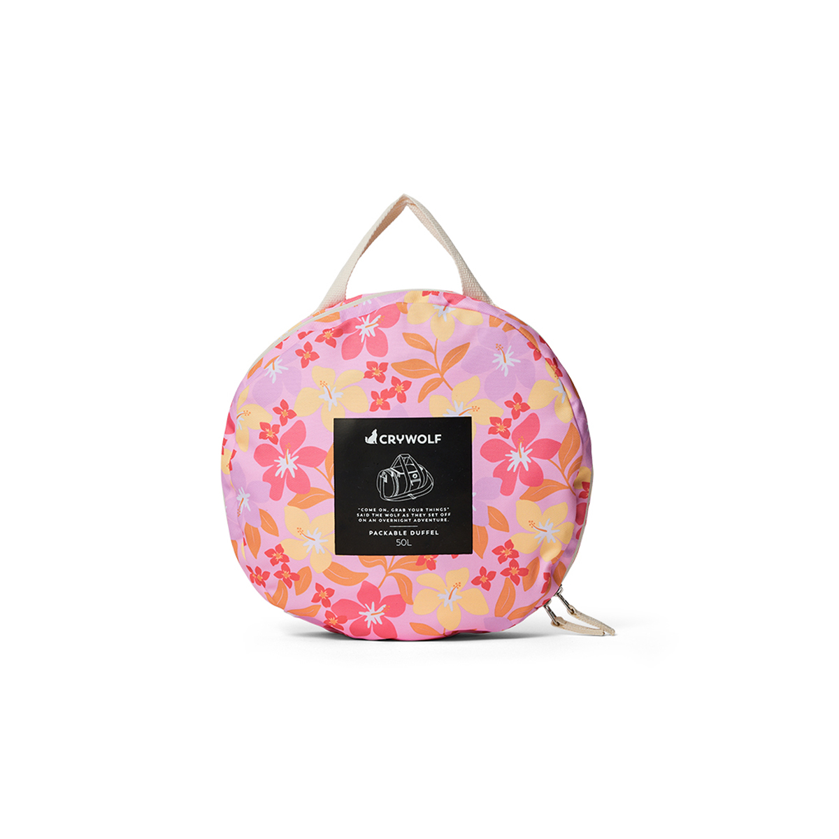 Packable Duffel || Hibiscus Daze