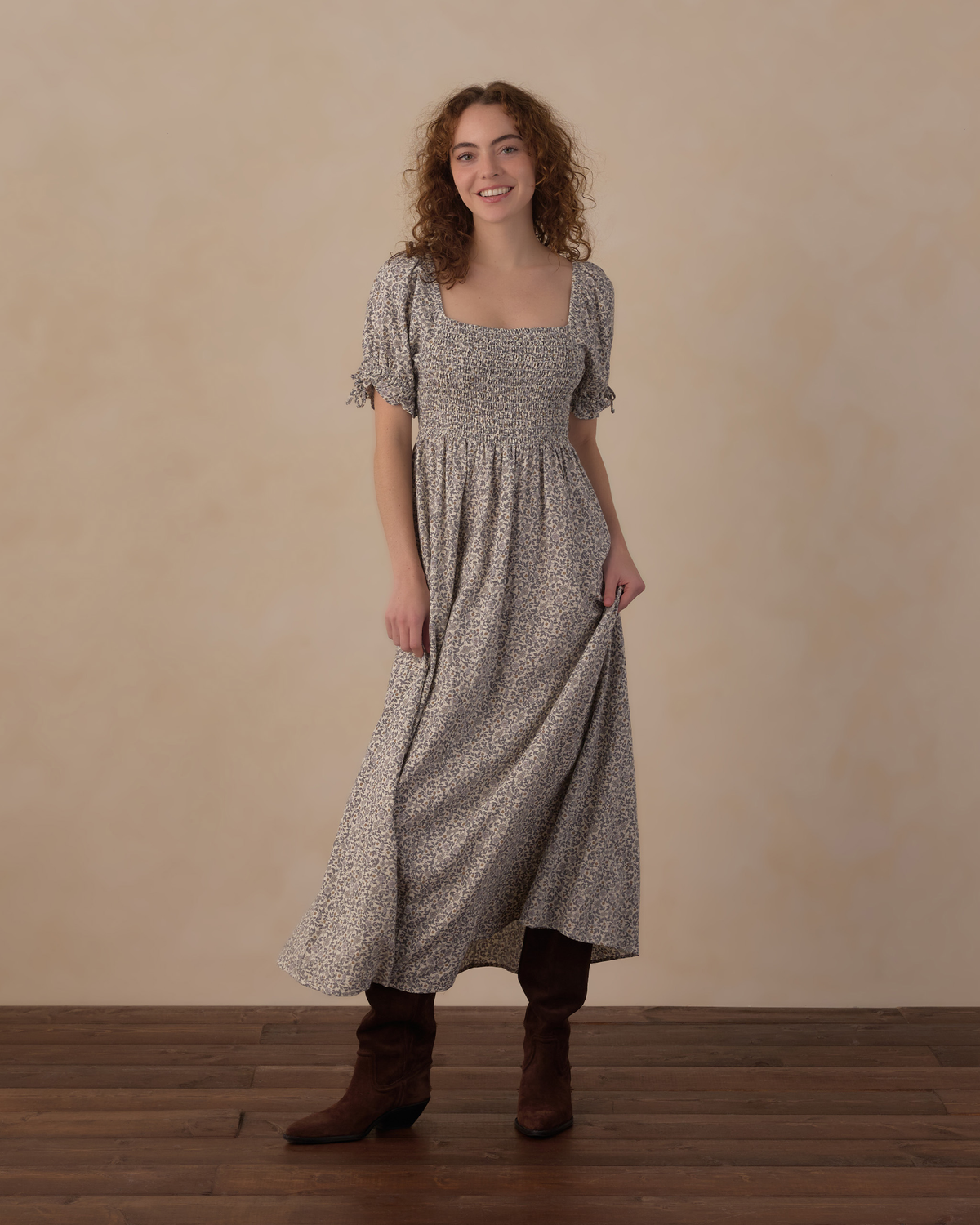 Women's Dallas Dress || Slate Floral