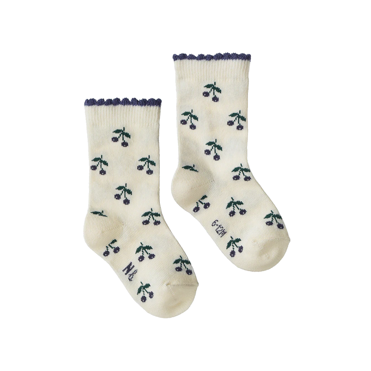 Organic Cotton Rib Socks || Winter Berry