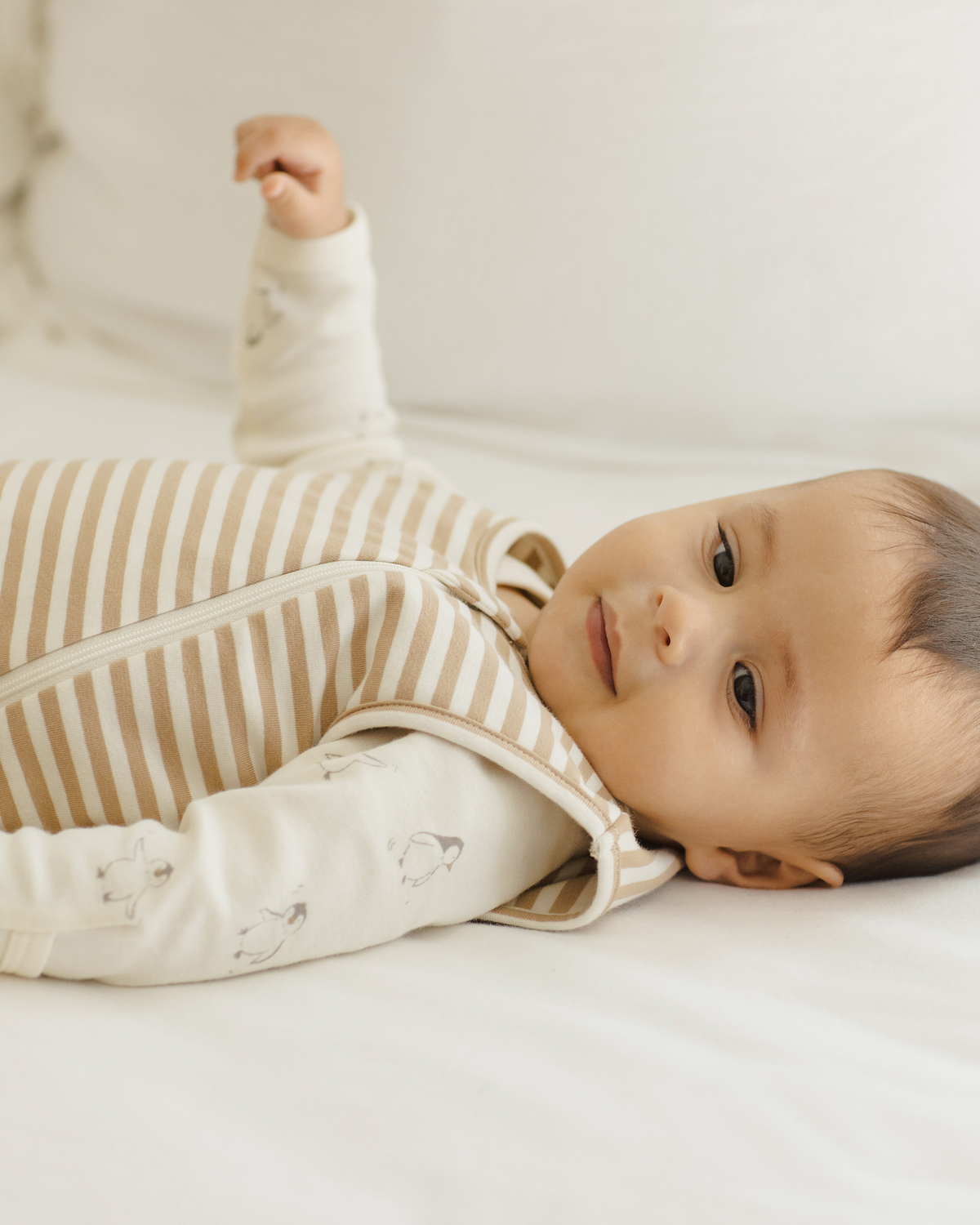 Jersey Sleep Bag || Gold Stripe