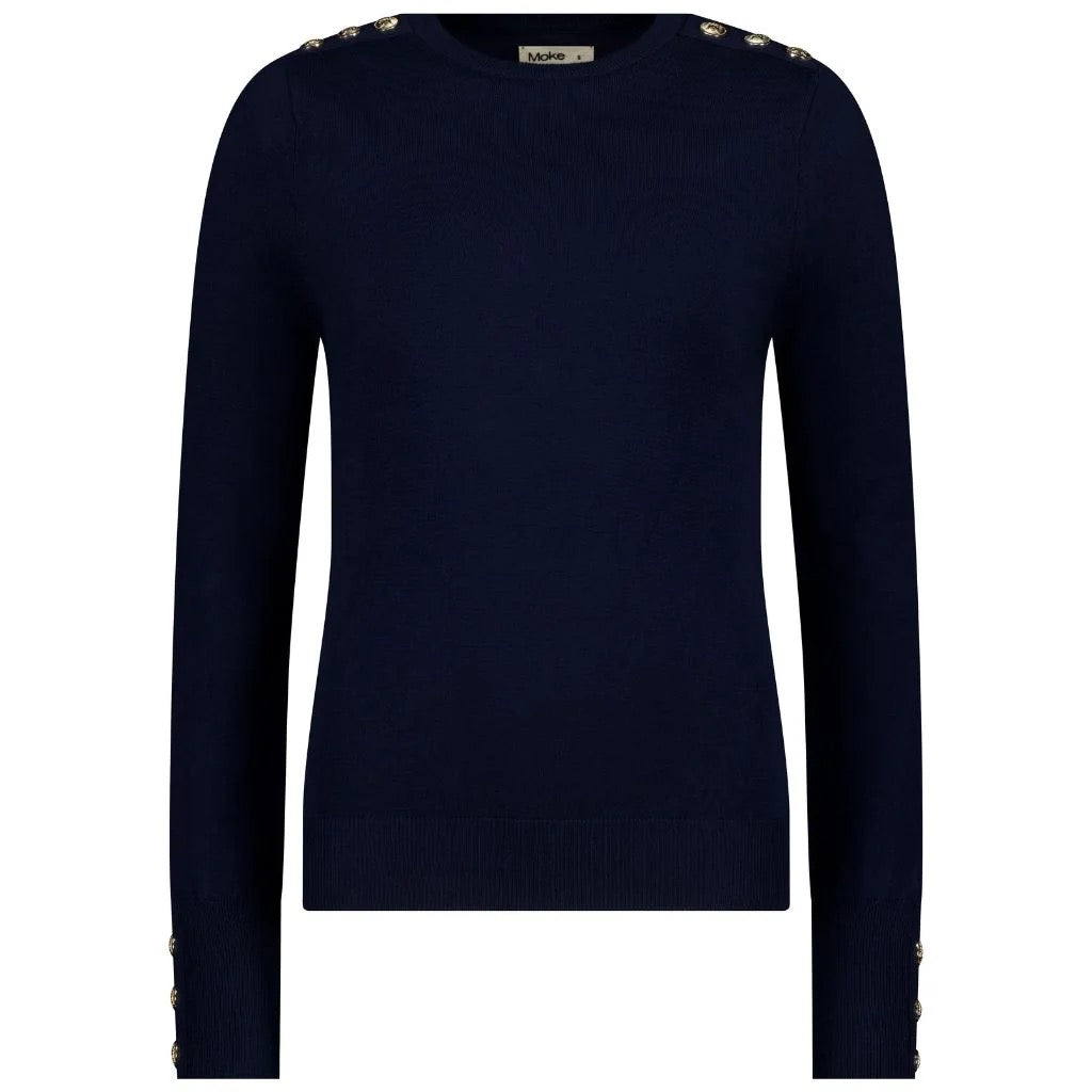 Nicki - Women&#39;s Knit Sweater || French Navy