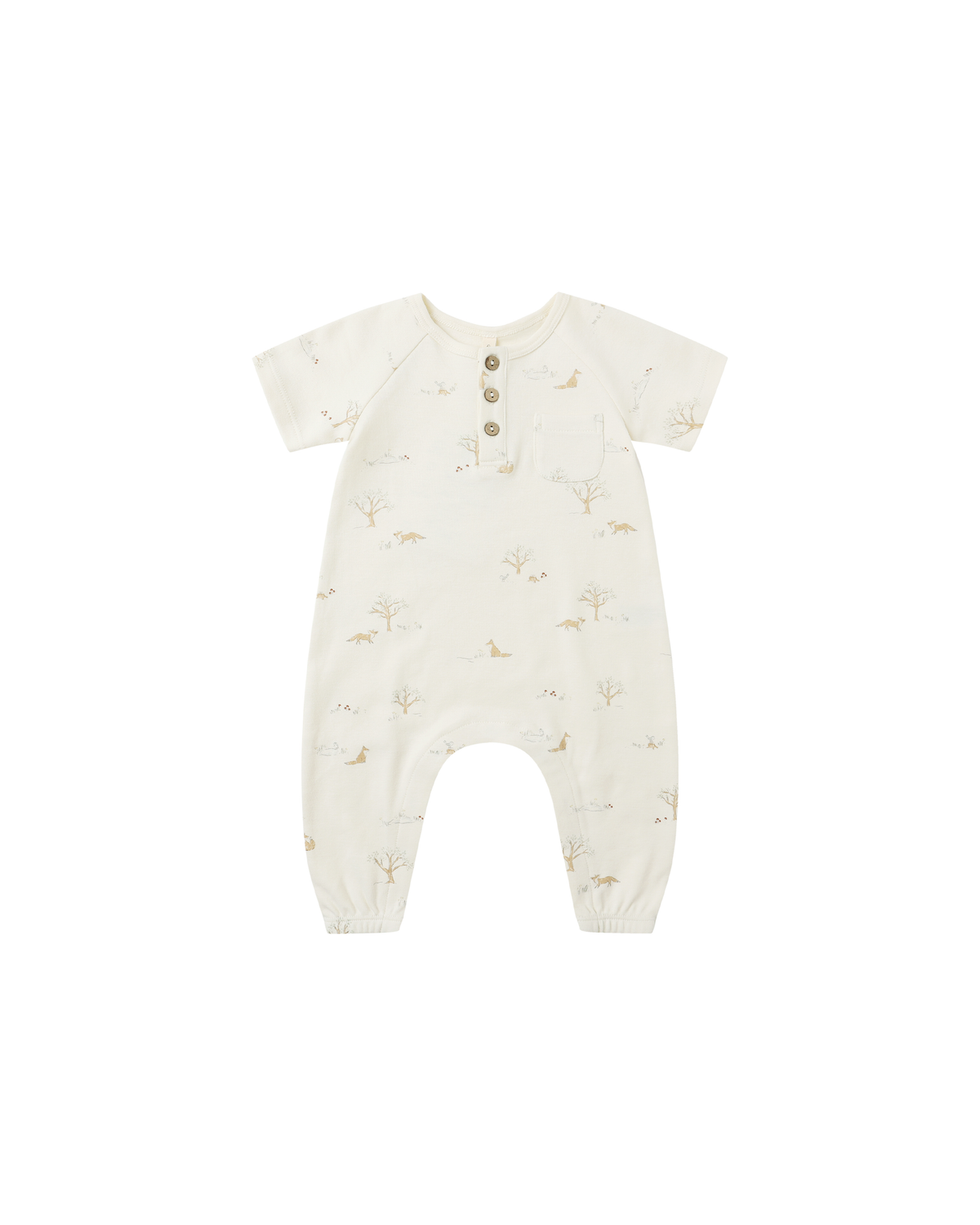 Short Sleeve Jumpsuit || Foxland