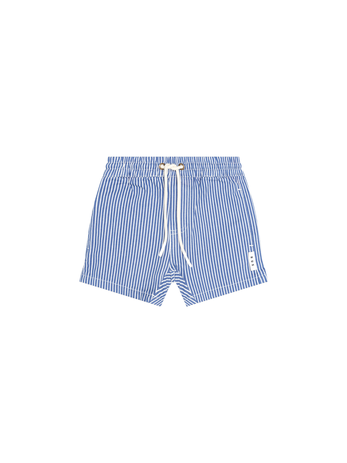 Cobalt Stripe Drawcord Short || Cobalt/Almond Milk Stripe