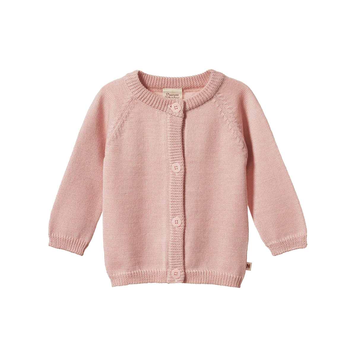 Merino Knit Cardigan || Rose Dust