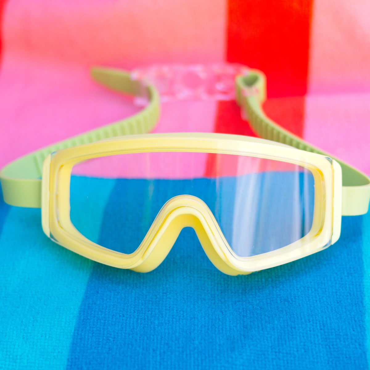 Kiddo Goggles Size 3-8 Years || Lemon Lime