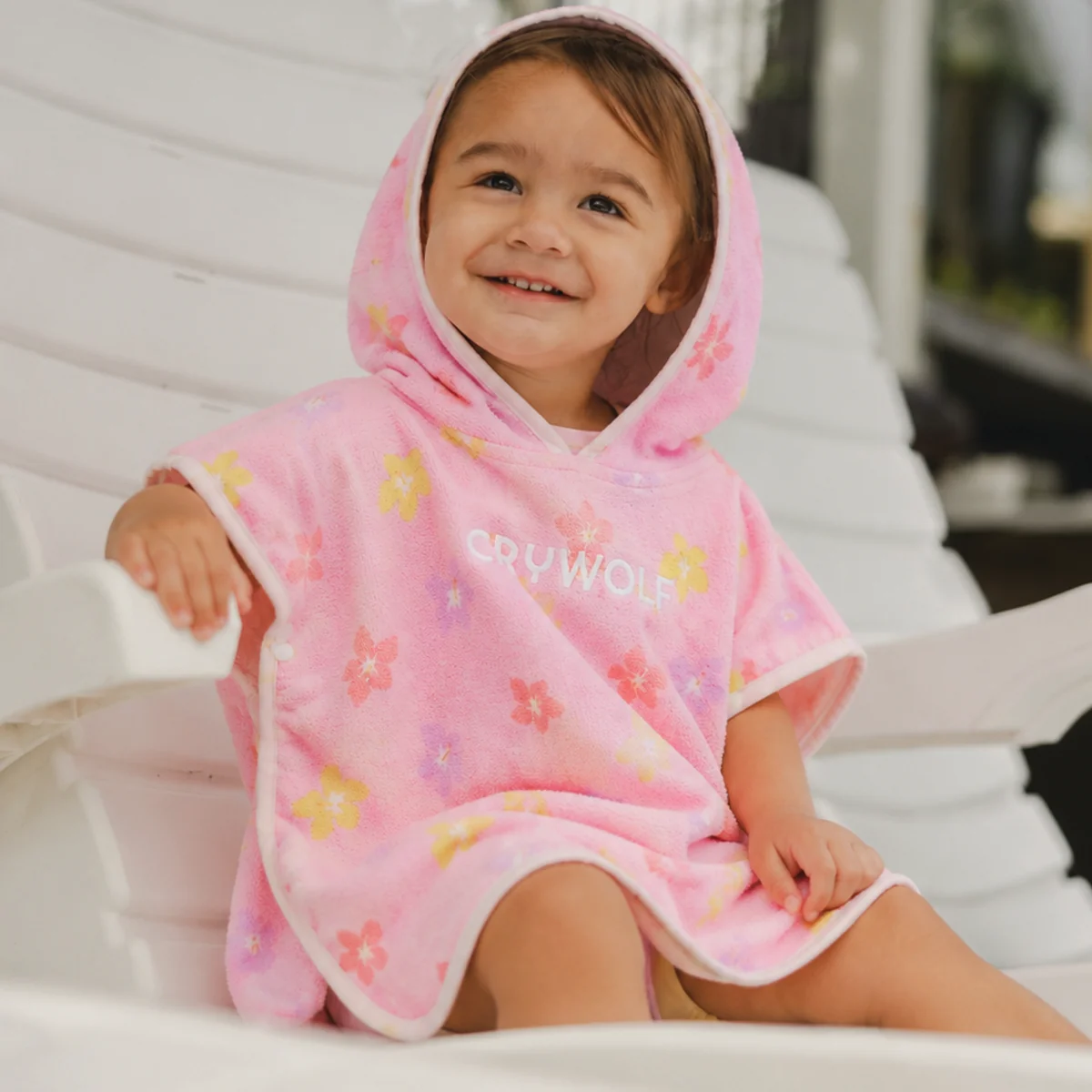 Baby Hooded Towel || Hibiscus Bloom