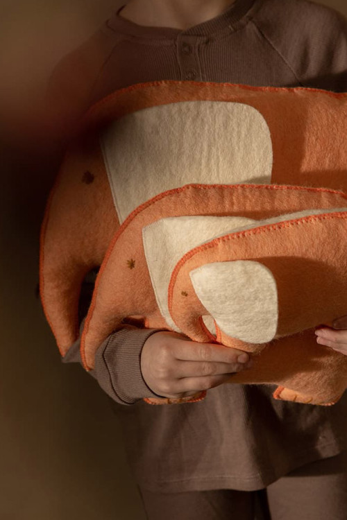 Elephant Pasu Cushion || Blush