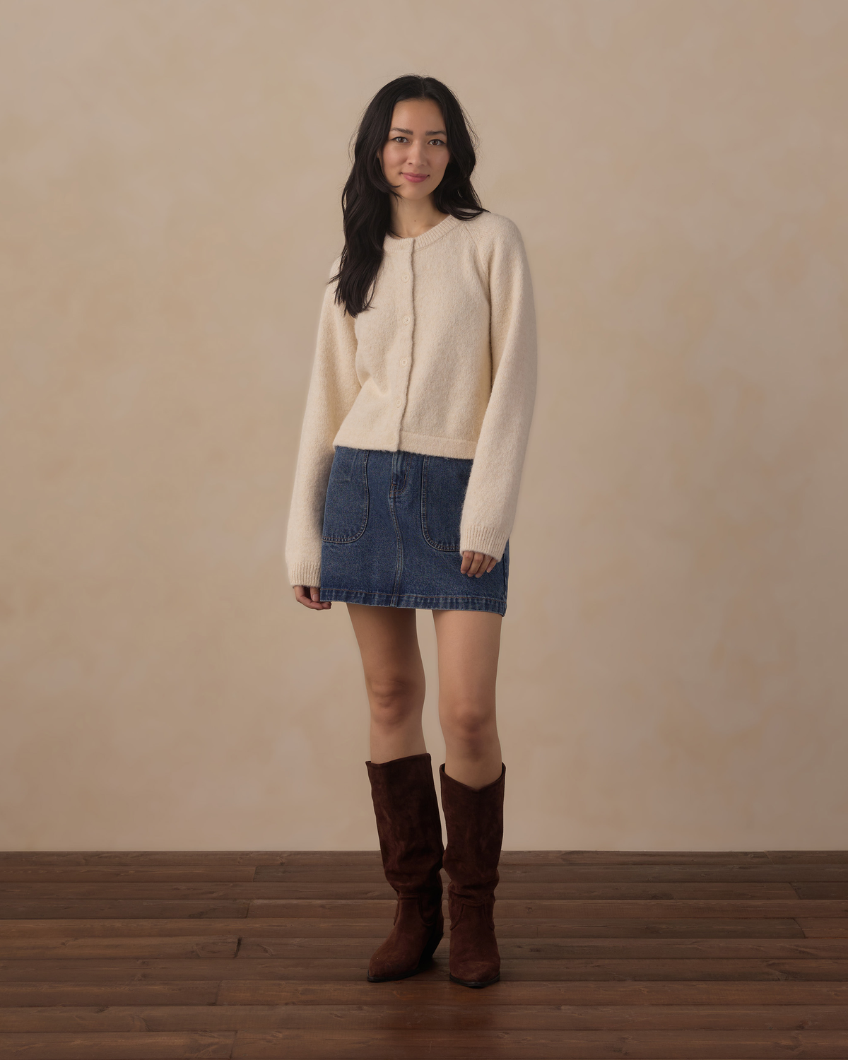 Womens Tennessee Mini Skirt || Indigo