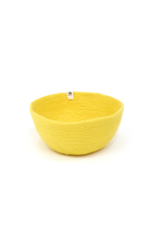 Felt Basket || Lemon
