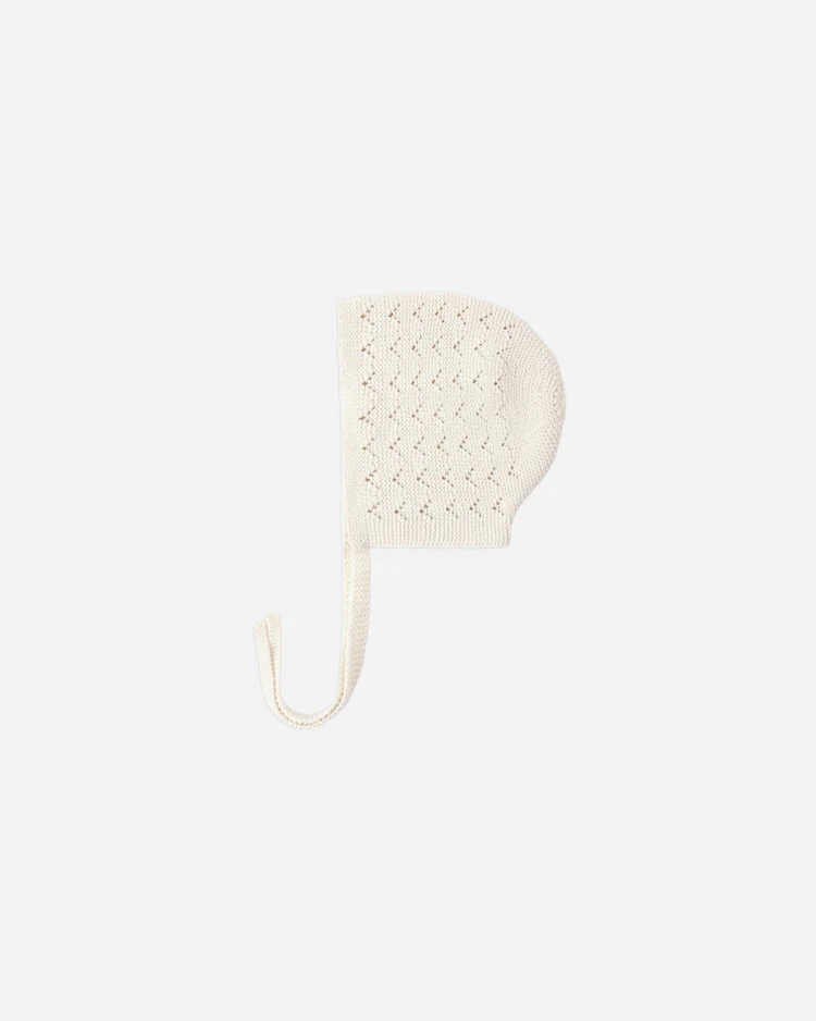 Knit Bonnet || Natural