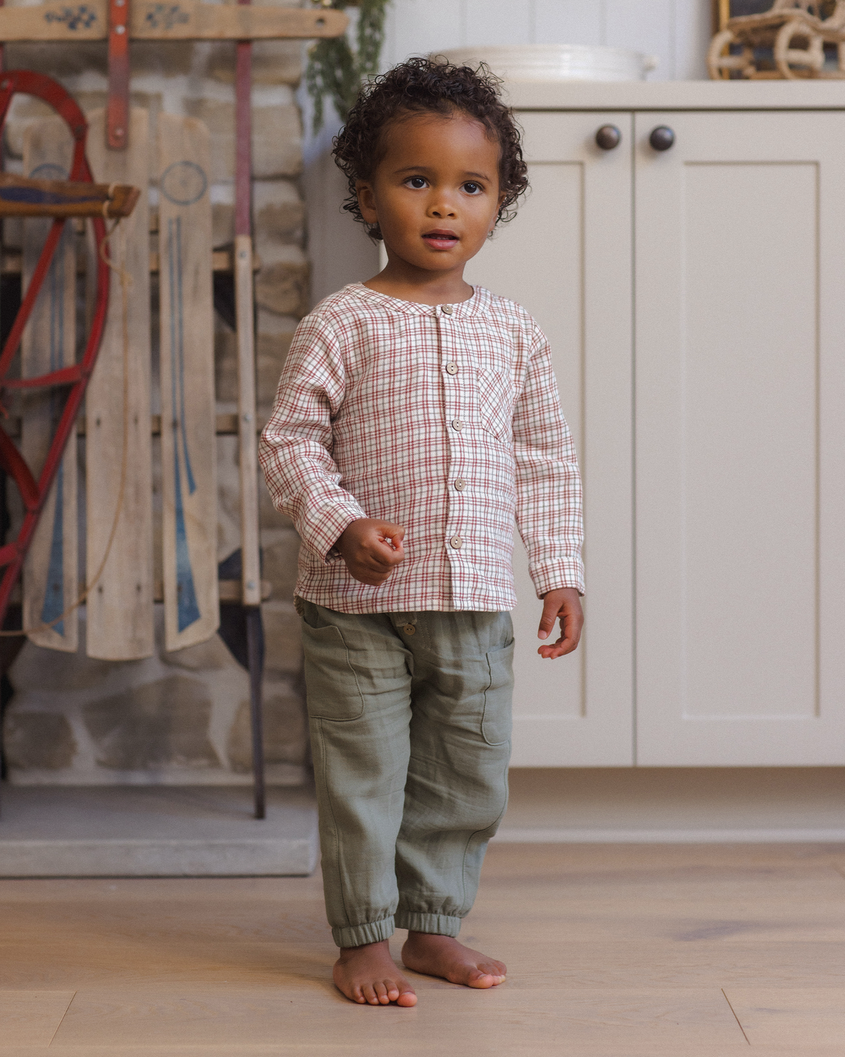 Milo Shirt || Christmas Plaid