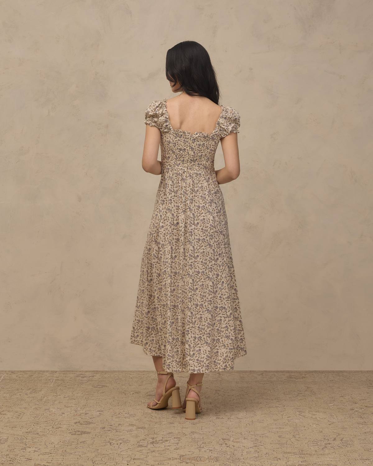 Womens Nancy Dress || Blue Garden