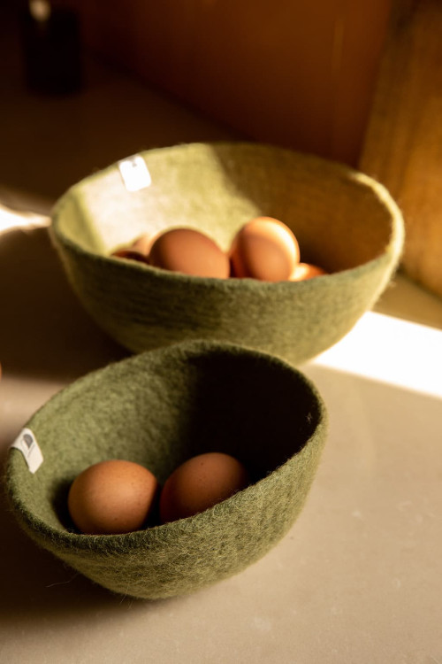 Felt Basket || Sage