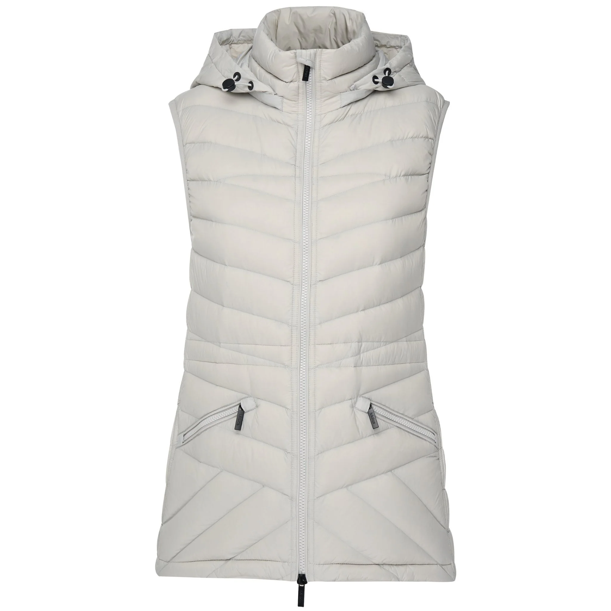 Mary Claire - Women's 90/10 Packable Down Vest || Silver - William Bee