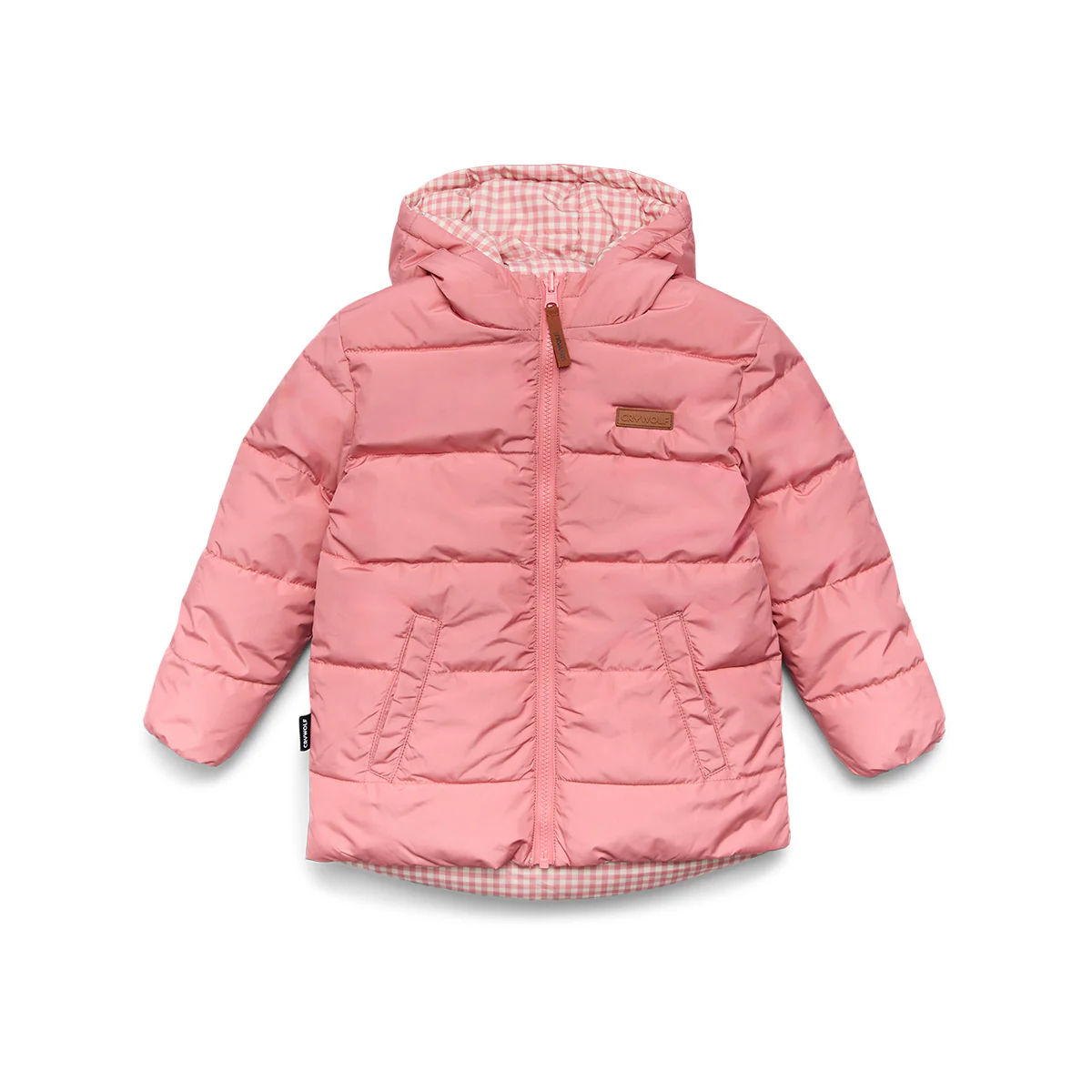 Reversible Eco Puffer || Rose Gingham