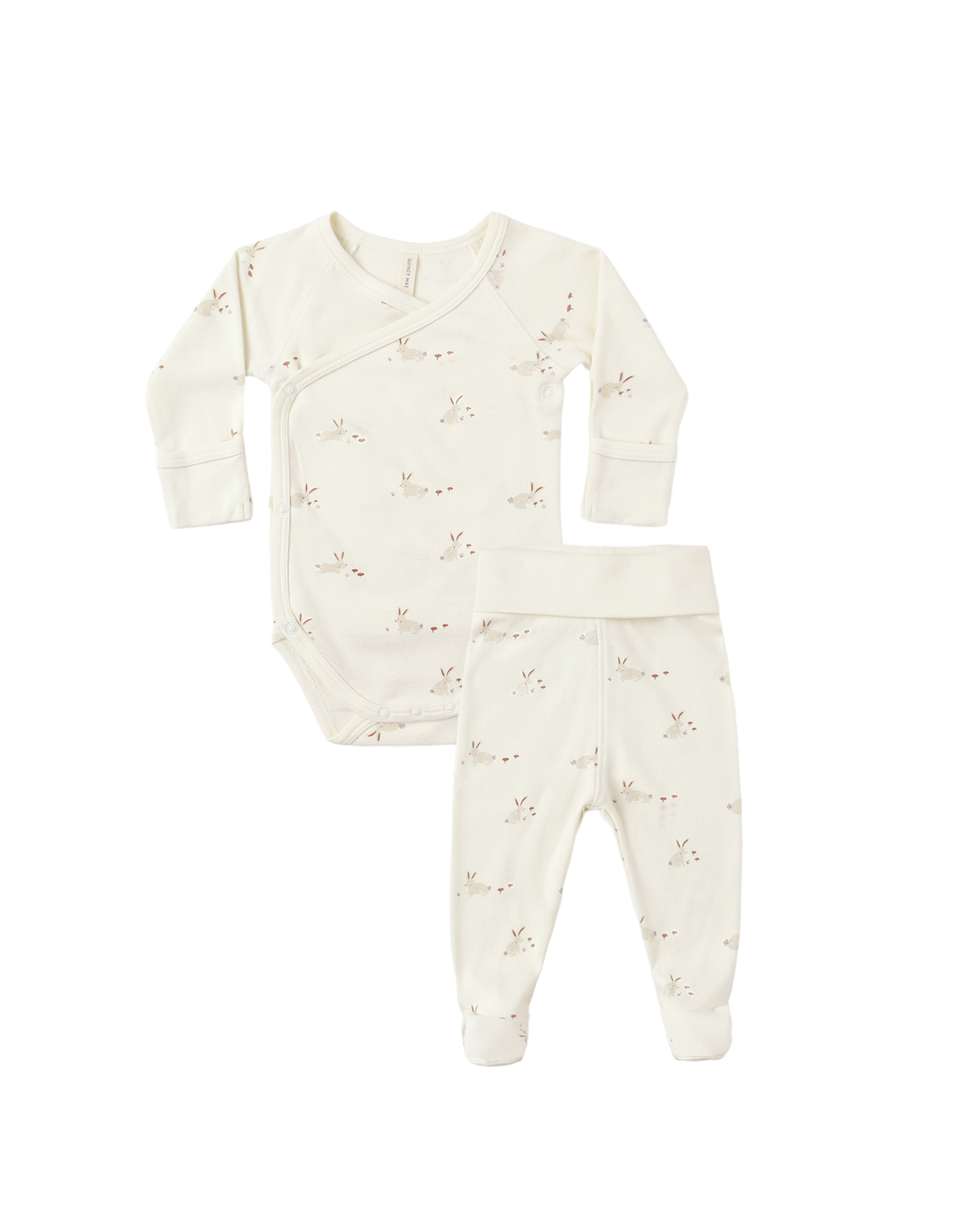 Side Snap Bodysuit + Pant Set || Bunnies