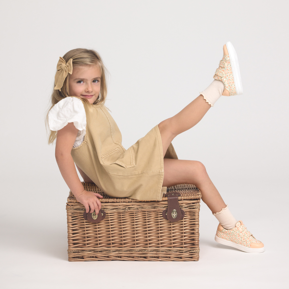 Otto Canvas Sneaker || Peach Meadow