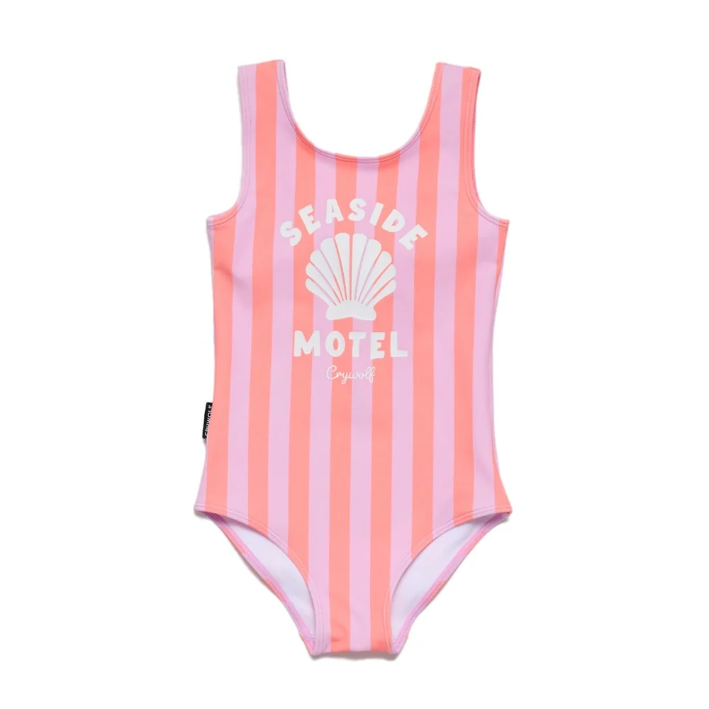 Swimsuit || Seashell Stripe