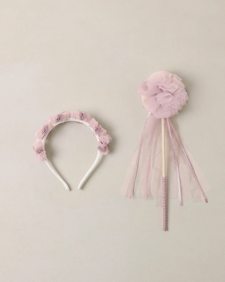 Pom Pom Crown + Wand || Sugar Plum