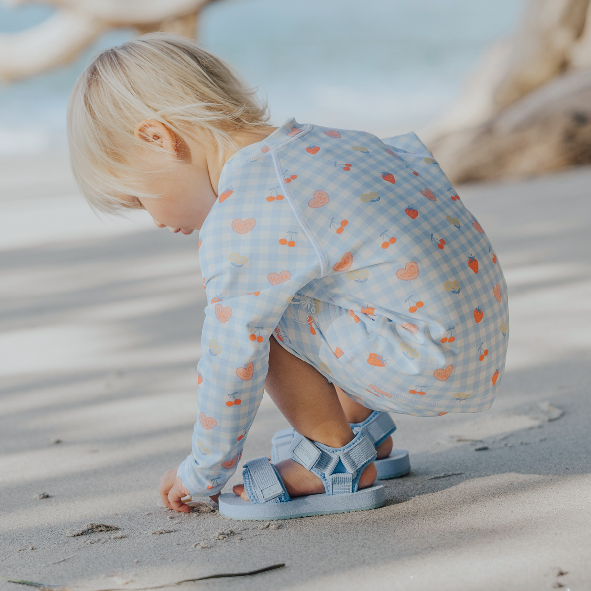 Beach Sandal || Sky Blue