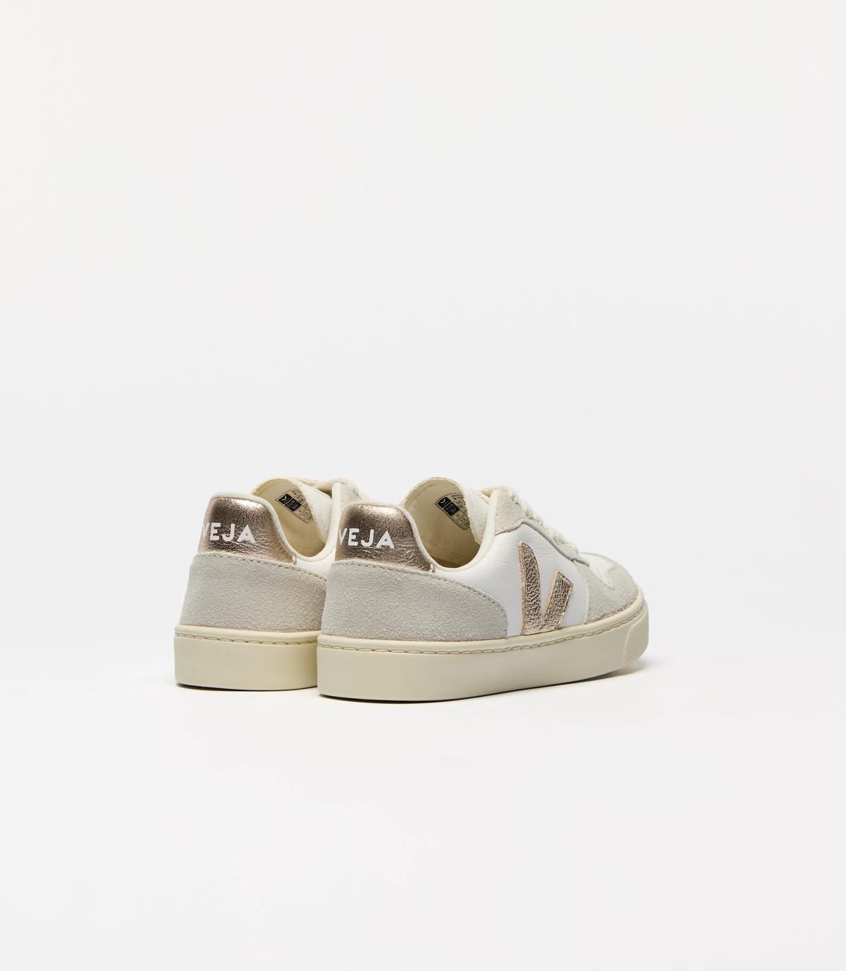 V10 Leather Sneaker || Extra White/Plantine