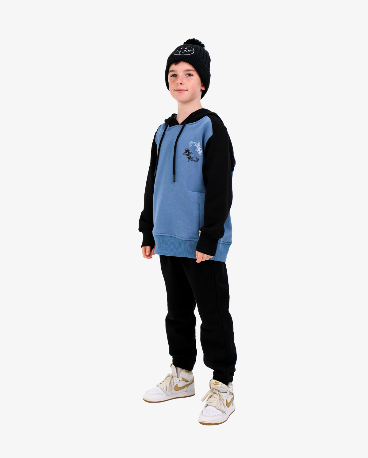 Blue Koi Time Hoodie