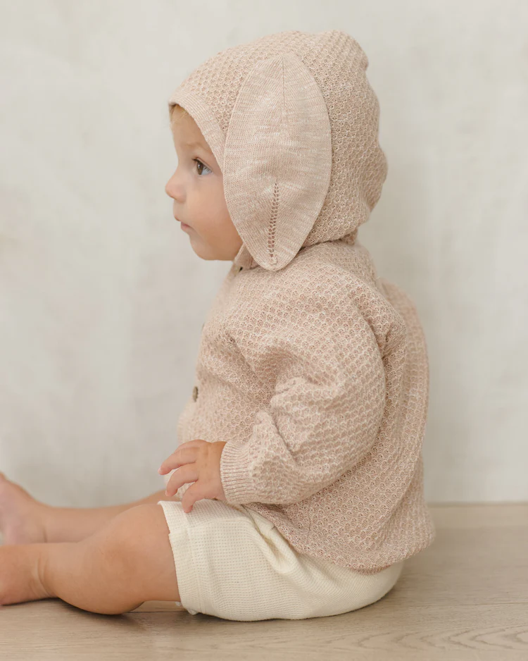 Bunny Knit Sweater || Heathered Latte