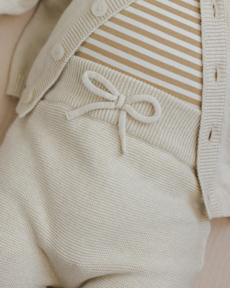 Knit Pant || Heathered Natural