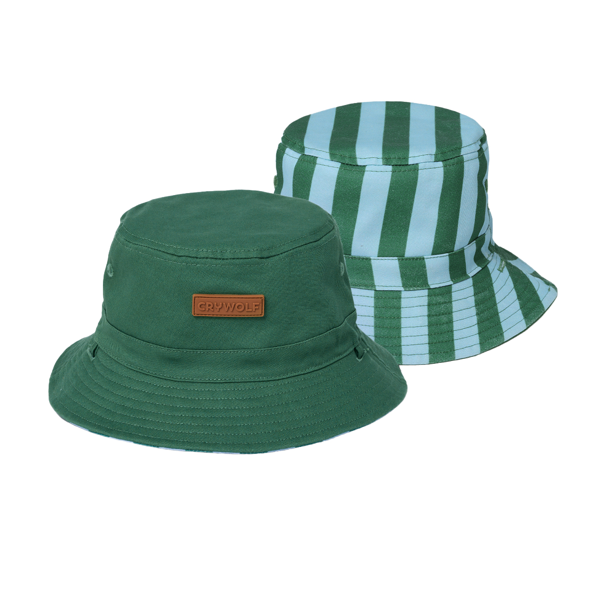 Reversible Bucket Hat || Deck Stripe