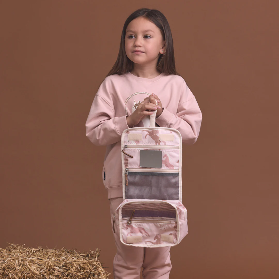 Hanging Toiletry Bag || Blush Ponies