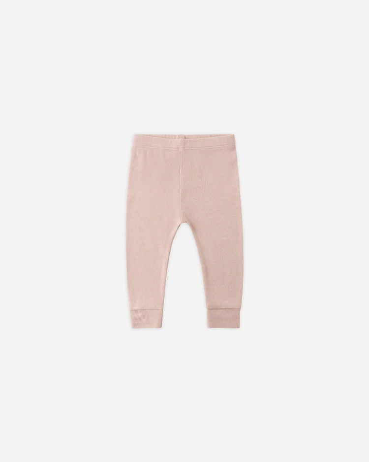 Ribbed Leggings || Blush