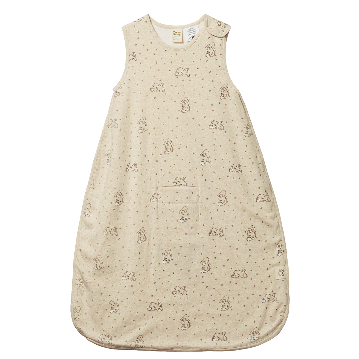 Organic Cotton & Merino Sleeping Bag || Bramble Burrow Print