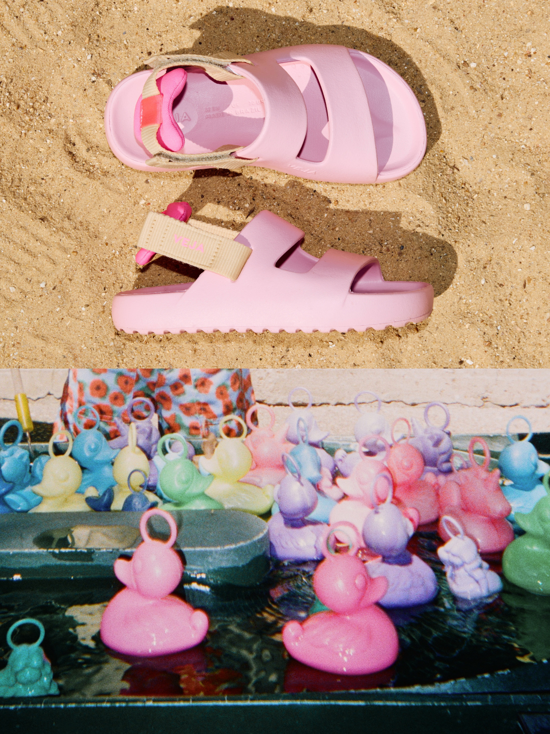 VEJA Mini Etna E.V.A Sandal || Guimauve