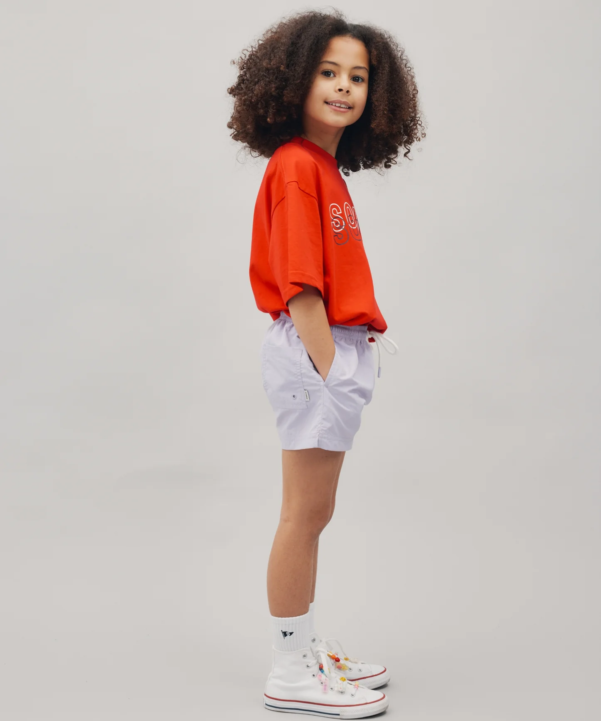 Nylon Shorties || Violet