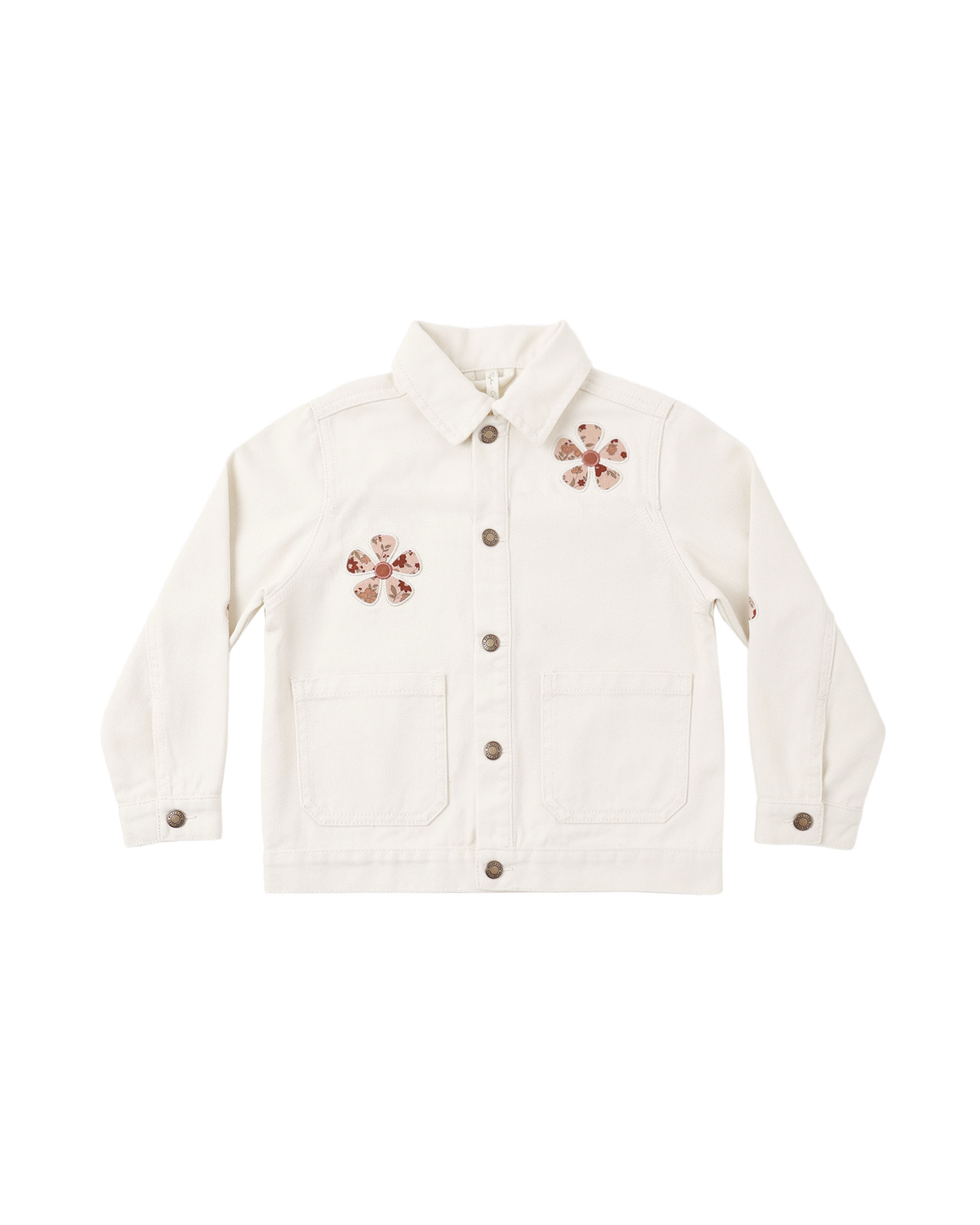 Denim Chore Coat || Daisy Patches