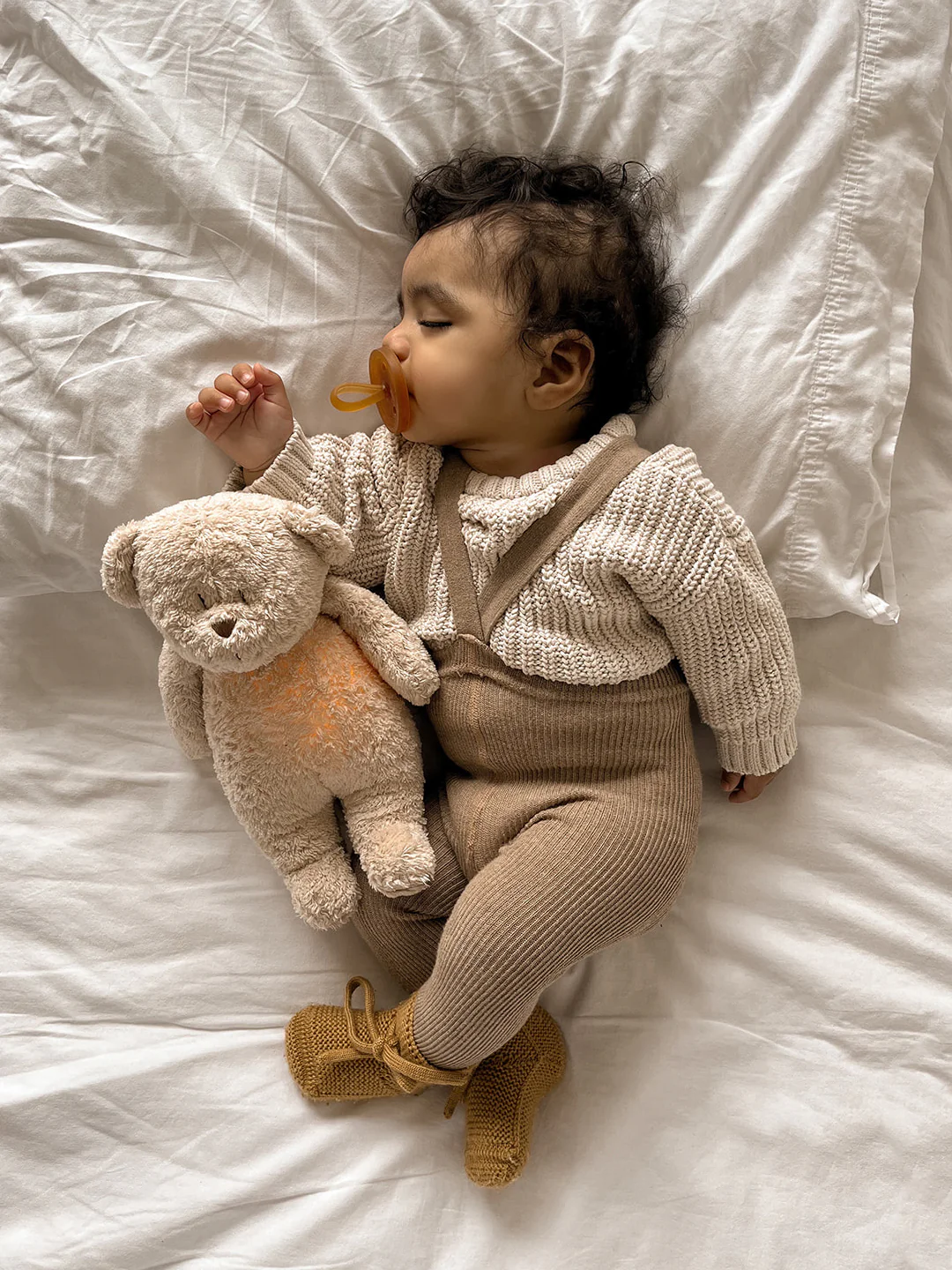 Moonie Organic Humming Bear 2.0 || Sand